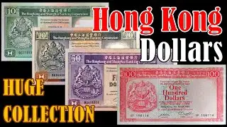 British Hong Kong Dollars - HUGE COLLECTION - No Commentary