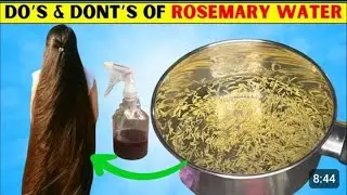 How to use Rosemary Water for Hair growth | Hair growth spray at home 👍 #haircare #hairgrowth #like 