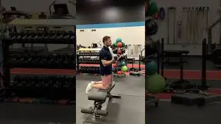 Tall Kneeling DB Curl to Pressout