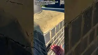 Протекающий дымоход плохо отремонтирован. #londonroofsurveyor