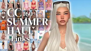 CC HAUL THE SIMS 4 Maxis Match CC +160 SUMMER CC LINKS SWIMWEAR SUNGLASSES CC HATS CC SUMMER OUTFITS