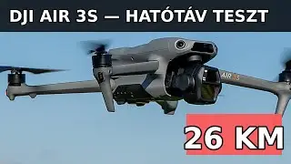 DJI Air 3S Range test CE Mode &ndash; 26KM Total distance using non DJI propellers