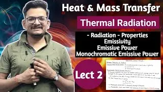Radiation Properties II Emissivity, Emissive Power & Monochromatic Emissive Power II Heat Transfer I