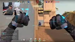 Michael Reeves High IQ play | Valorant Twitch Clip