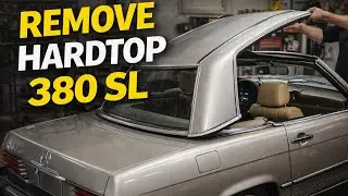 Снятие жёсткой крыши Mercedes-Benz 380 SL | Пошаговое руководство для самостоятельного выполнения