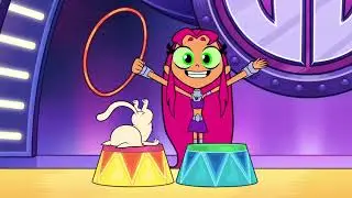 Teen titans Go - Starfire at Justice Leagues Next Top Talent Idol