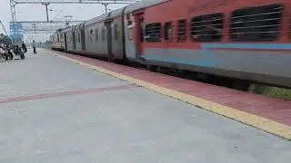 LHB rack Train Leaving my village station | train vlog | Indian railways | train | my village