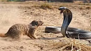 Mongoose vs King Cobra Attack #snakevs #mongoose #kingcobra #wildlife #animalfight #nature #survival