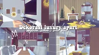 [SHARE ID]🎀Luxury apartment decoration || Sakura school simulator