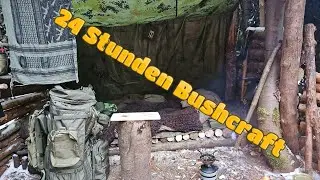 24 Stunden Bushcraft & Militär Nahrung - Mardingtop 75 Liter, Benzinkocher, MRE