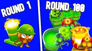 Chimps with only Mortar Monkeys! Bloons TD 6