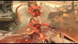 DOOM Eternal but it keeps switching to different movie maker effects.