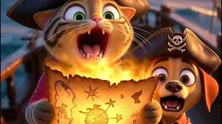 Pirates Find a Secret Message at Sea 🏴‍☠️✨ | Funny Mini Cartoon (Episode 2)
