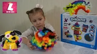 Конструктор Липучки Банчемс. Делаем животных, фербика, радугу и разных чудиков Bunchems