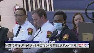 Winston-Salem officials monitoring long-term effects of fertilizer plant fire