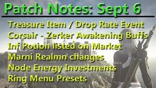 BDO Console 9-6 Patch Notes #BDO #bdoconsole #blackdesert