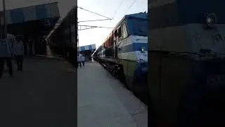 Roza Bareilly Passenger Arriving Shahjahanpur Junction #youtubeshorts