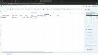 How to use Google sheet to track your favorite stocks in Tamil