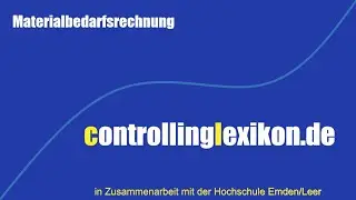 Materialbedarfsrechnung