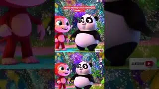Giggly Monkey&rsquo;s Dance Moves! 💃 😂&rdquo; #funny #monkey  #poppypanda #animalcartoon #animalhumor