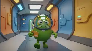 Among Us Lime Crewmate Dropped the Keycard | Kids Songs & Nursery Rhymes