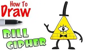 How to Draw Bill Cipher | Gravity Falls