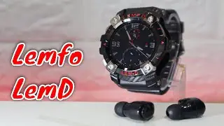 Lemfo LemD Unboxing & Review test TWS Earphone and smartwatch performance...
