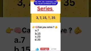 🔥 Series Reasoning Trick 2025 | Sabse Aasaas Vaastu | SSC, CGL, RRB | By HMSclasses #shorts #reas...