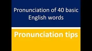 How To Pronounce English Words Fluently.| Pronunciation Tip For The Non-Native English