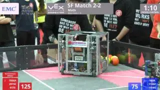 VEX Worlds 2016 - VRC HS Math - SF 2-2 (7856A 2915C 917S) 297 vs 281 (185A 1104Z 1104G)