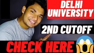 DU Cutoff Update:- 2nd Cutoff Is OUT | How To Check 😱😳