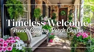 French Provincial Porch Ideas for Small Houses 🌸 | Vintage Welcome with Country Grace