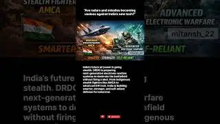 India&rsquo;s Indigenous Stealth Fighter & Next-Gen Electronic Warfare | DRDO Future Tech #defencenews