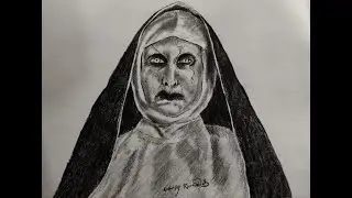THE NUN PENCIL SKETCH | NUN PENCIL DRAWING | CONJURING 2 THE NUN EASY PENCIL SKETCH TUTORIAL.