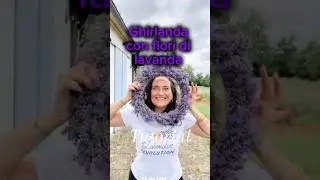 Ghirlanda con la lavanda fai da te #tutorial #lavanda #faidate