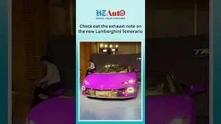 SOUND ON! Check out the exhaust note on the new #LamborghiniTemerario. #automobile #lamborghini