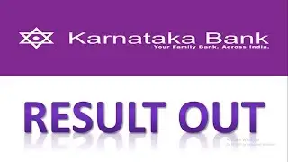 Karnataka Bank PO 2019 Result Out || Karnataka Bank PO 2019 Scorecard | Karnataka Bank PO Cutoff