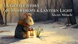 [Celtic Music] The Mouse's Secret Miracle | A Gentle Story of Snowdrops and Lantern Light