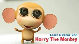 Learn Colors with Harry The Monkey - #Dance and #Learn! #h #harry #monkey #learn