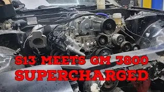 3800 supercharge swapping nissan s13 240 drift car!