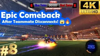 Epic Comeback After Teammate Disconnects! 😱🔥 | Rocket League