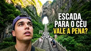 O Lugar Mais Visitado da China — Escadaria Para o Céu Incrível!