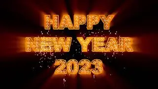 Just Happy New Year 2023 Loop Animation