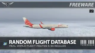 Random Flight Database | Real World Flight Routes and Schedules