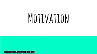 Character Motivation