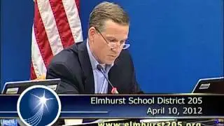 2012-04-10 Elmhurst CUSD205 Board of Education Meeting