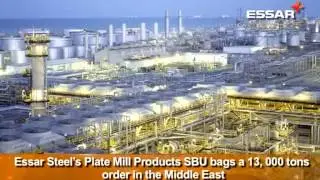 Essar Steel's Plate Mill Products SBU bags a major order in the Middle East
