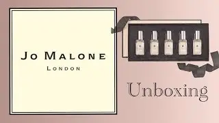 Jo Malone Cologne Five Piece Set Unboxing