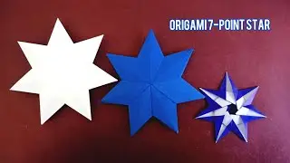 Origami 7-Point Star for Australia折纸七角星