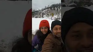 Manali | Solang Valley | Snow fall | Mountain Bike Ride | #shorts